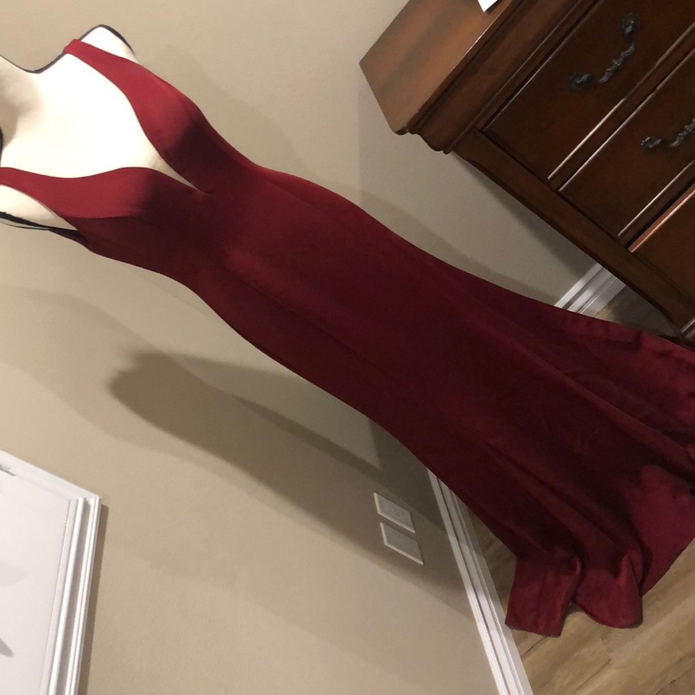 Red elegant dress